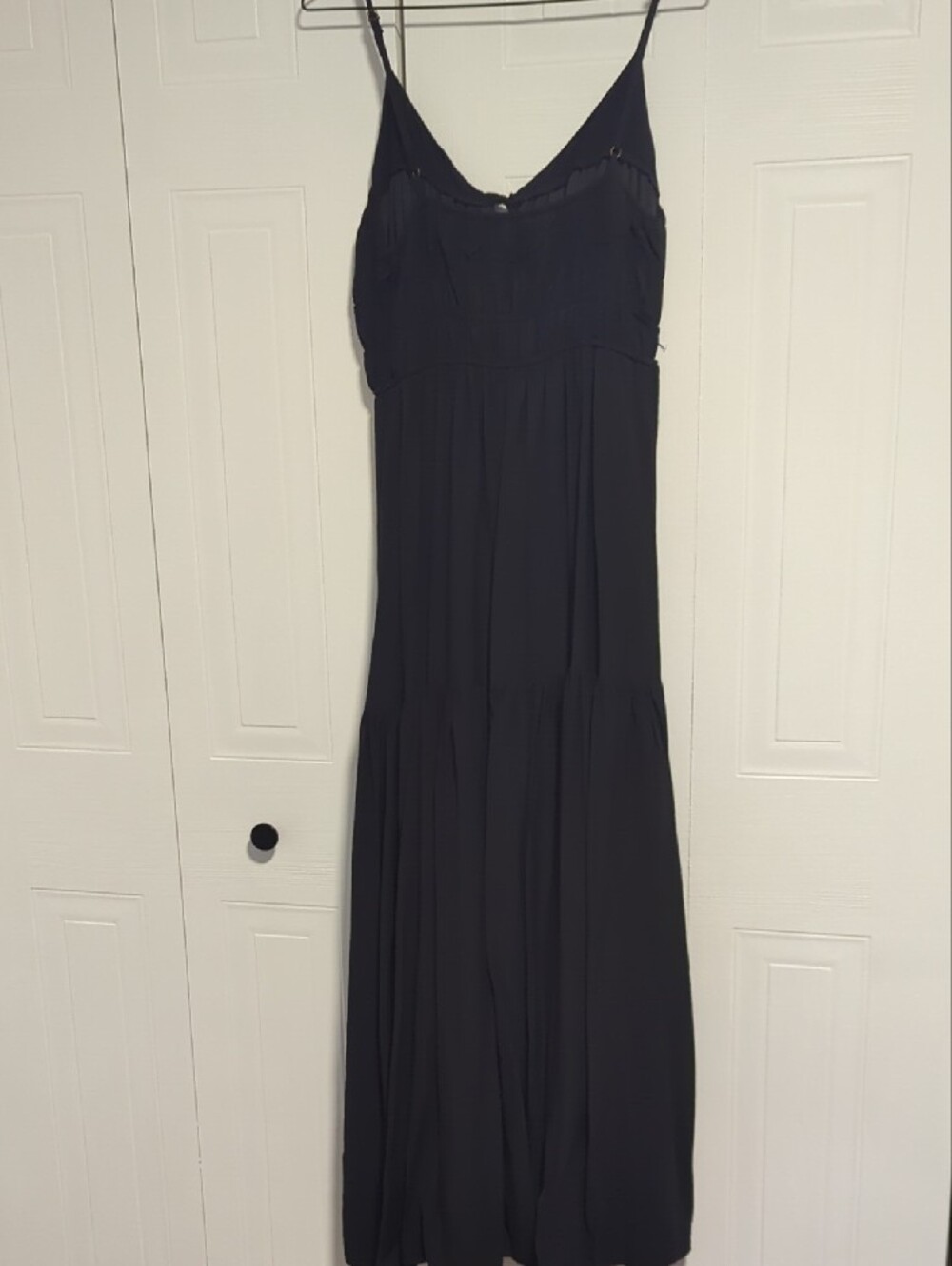 Black Spaghetti‑Strap Maxi Dress - Picture 2 of 4